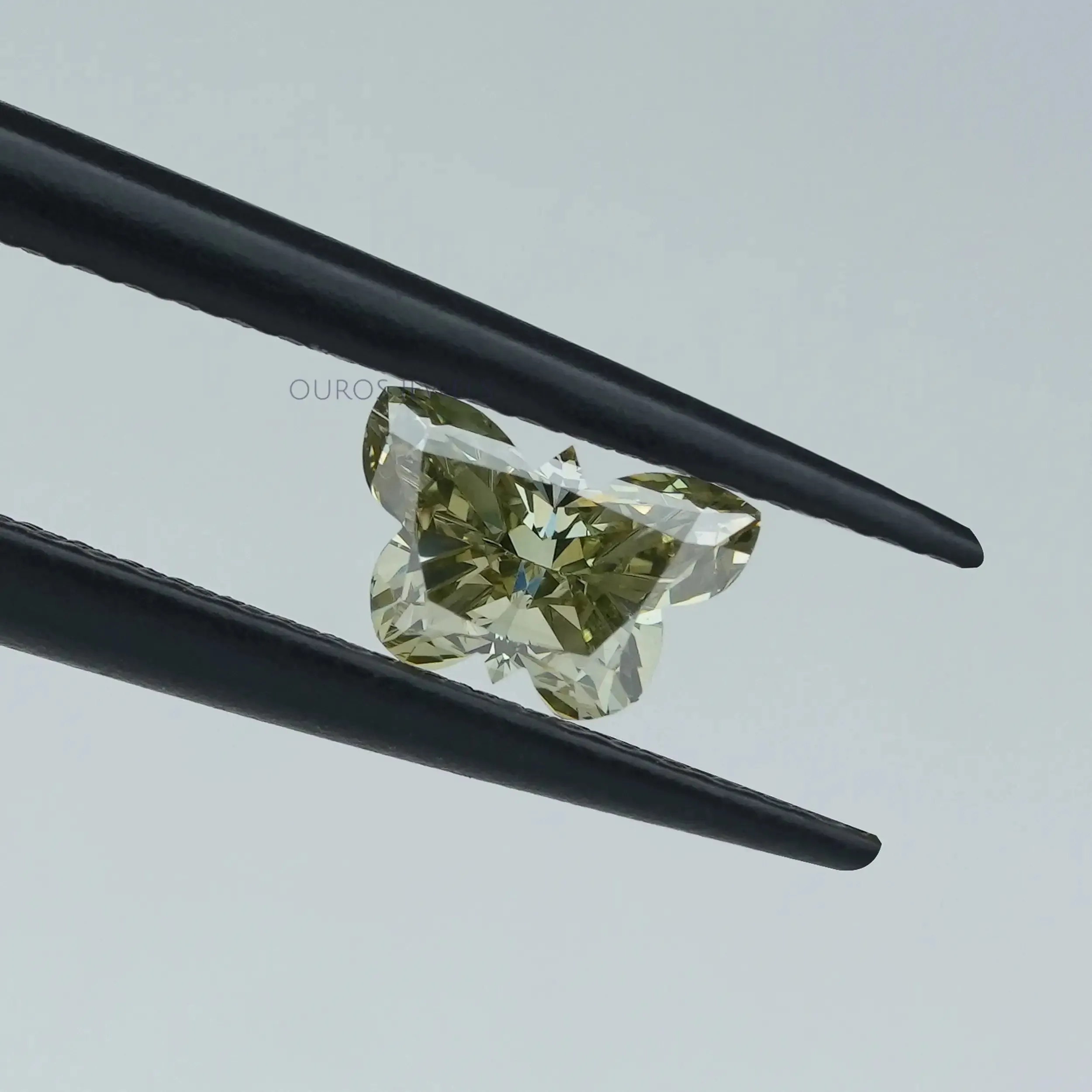 0.52 Carat Green Butterfly Lab Grown Diamond