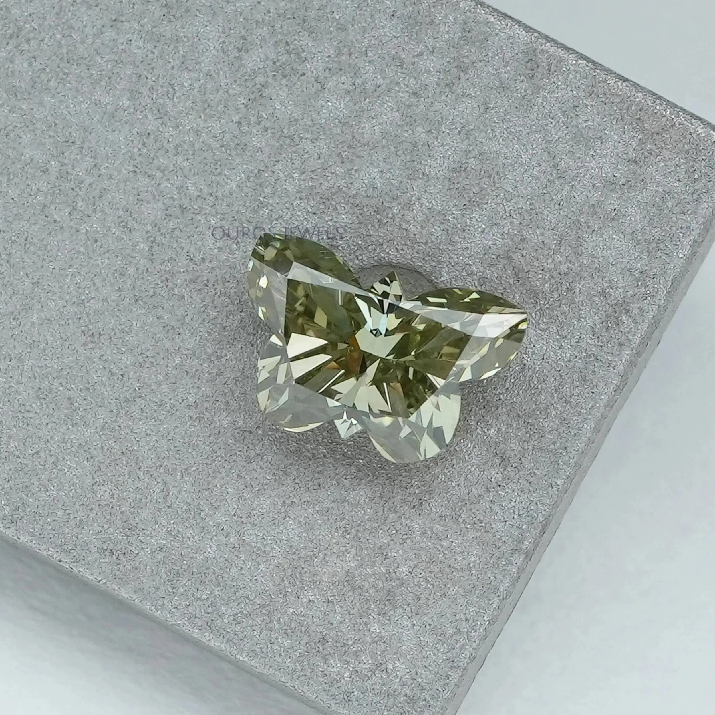 0.52 Carat Green Butterfly Lab Grown Diamond