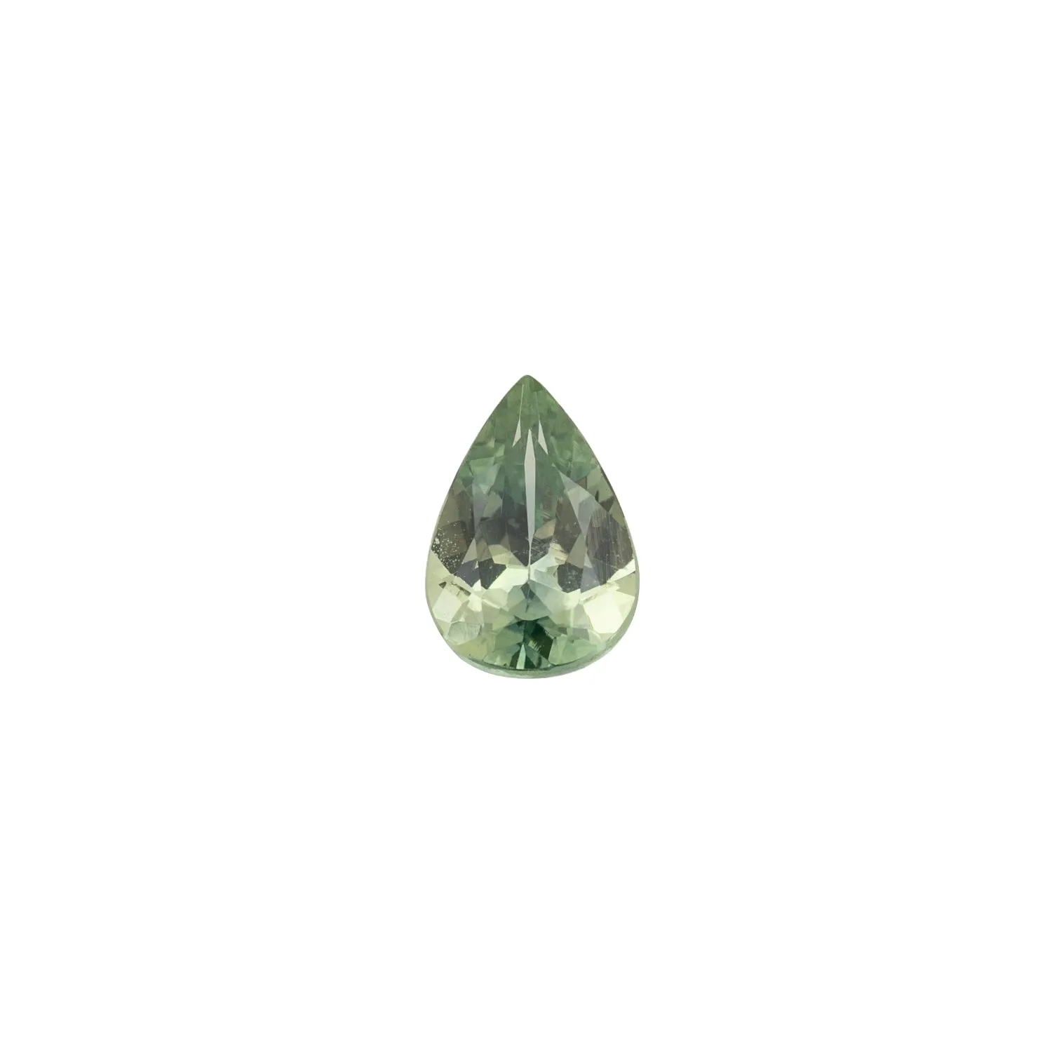 0.88ct Pear Cut Green Yellow Montana Sapphire SF332