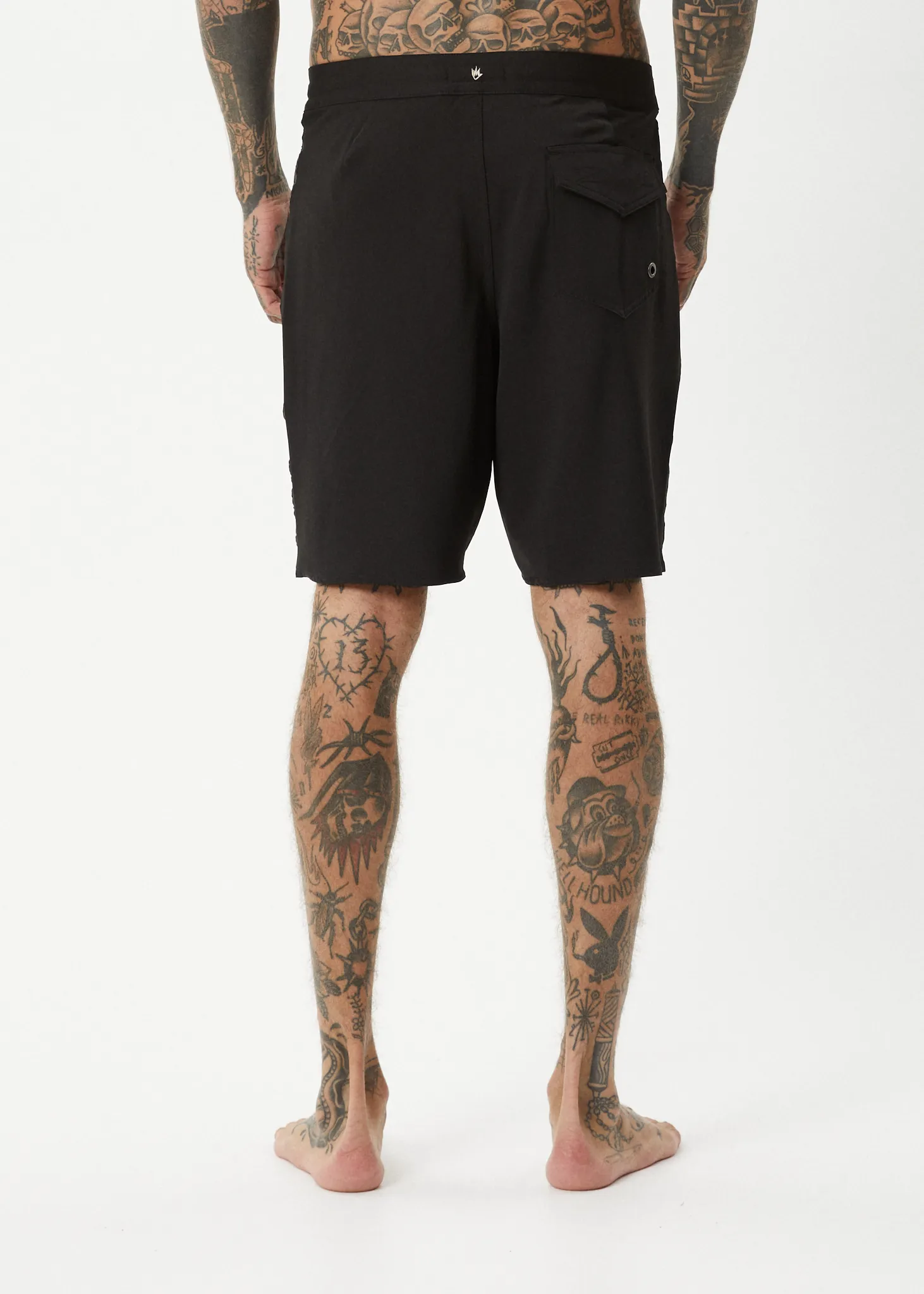 AFENDS Mens Bound - Surf Related Boardshorts 20 Inch - Black