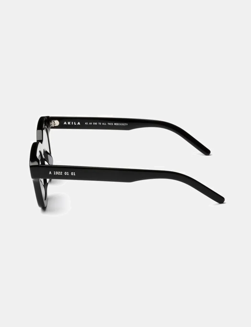 Akila Apollo Sunglasses - Black/Black Lens