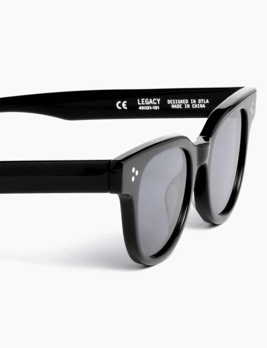 Akila Legacy Sunglasses - Black/Black Lens