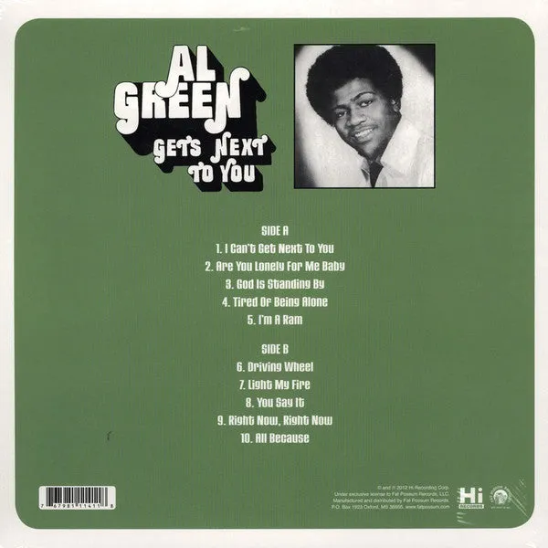 Al Green ~ Gets Next To You