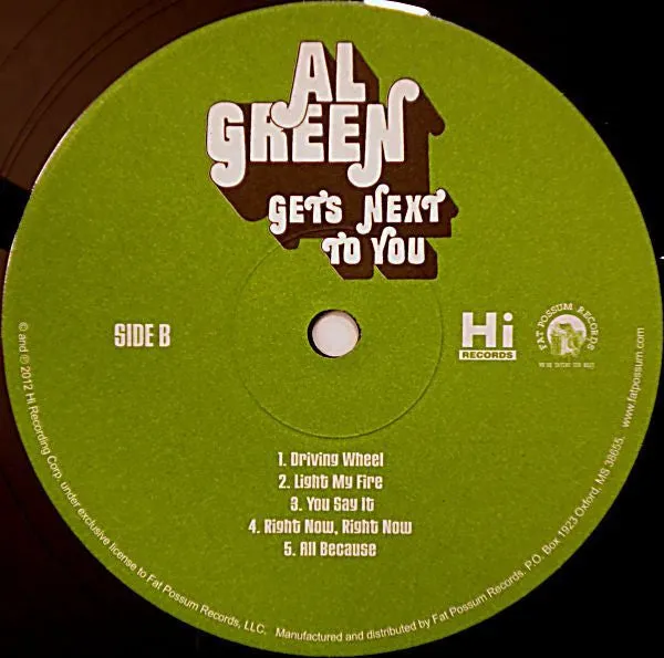 Al Green ~ Gets Next To You