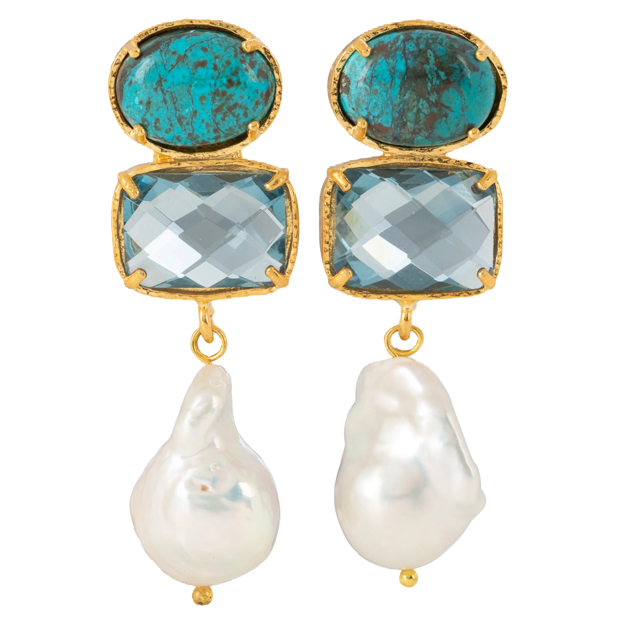 Amaia Earrings Blue