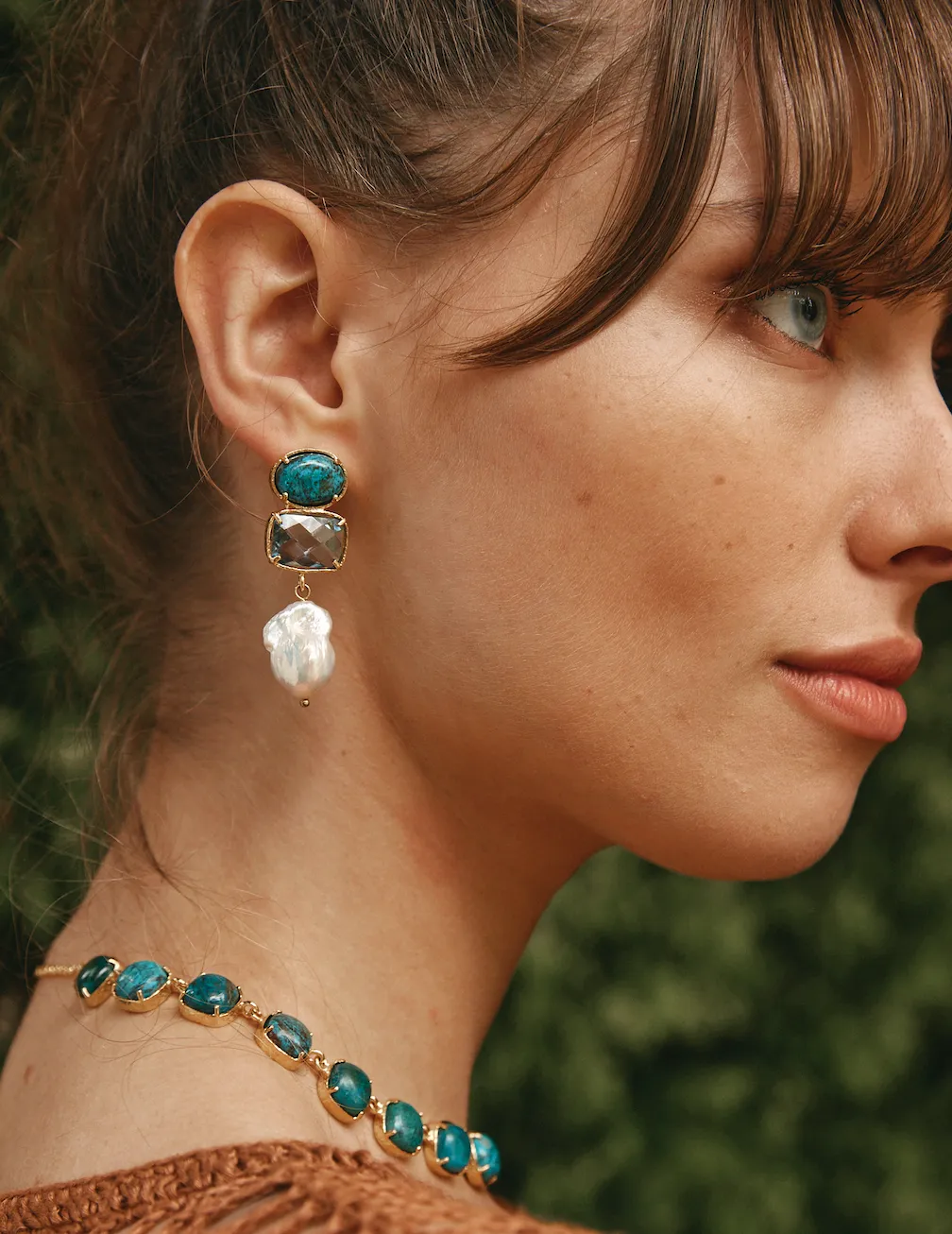 Amaia Earrings Blue