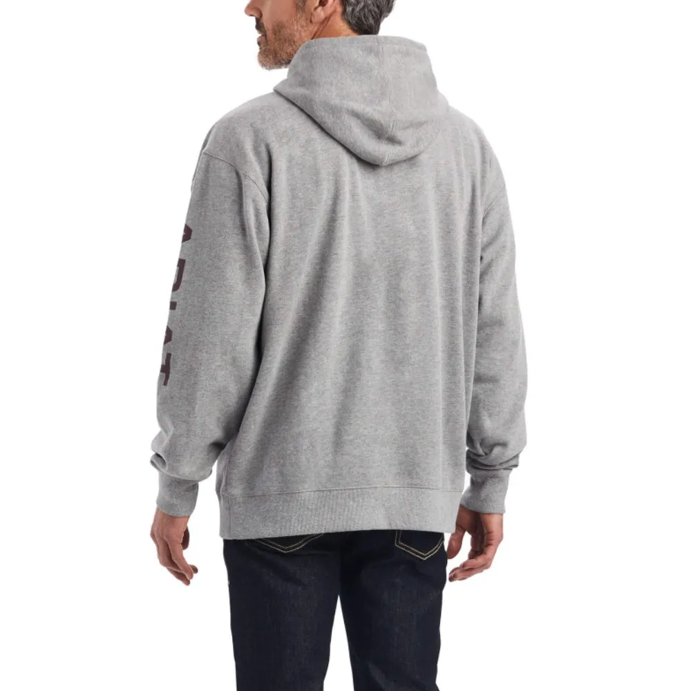 Ariat Mens Logo Grey Hoodie | Outerwear | Shop Online