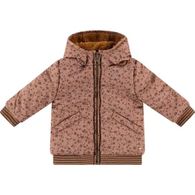 Babyface Zip Up Puffer Jacket, Chestnut