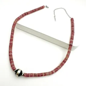 Bespoke: Pink Sapphire Luxe Navajo Pearl Necklace