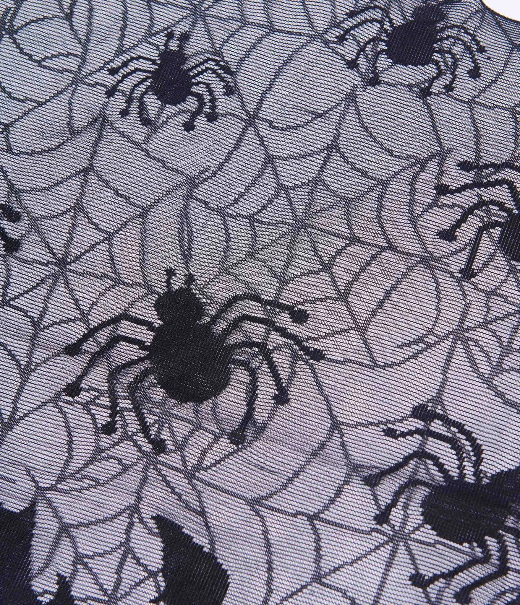 Black Spiderweb Lamp Shade