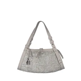 Boa Bauletto M Intreccio Madreperla Light Grey