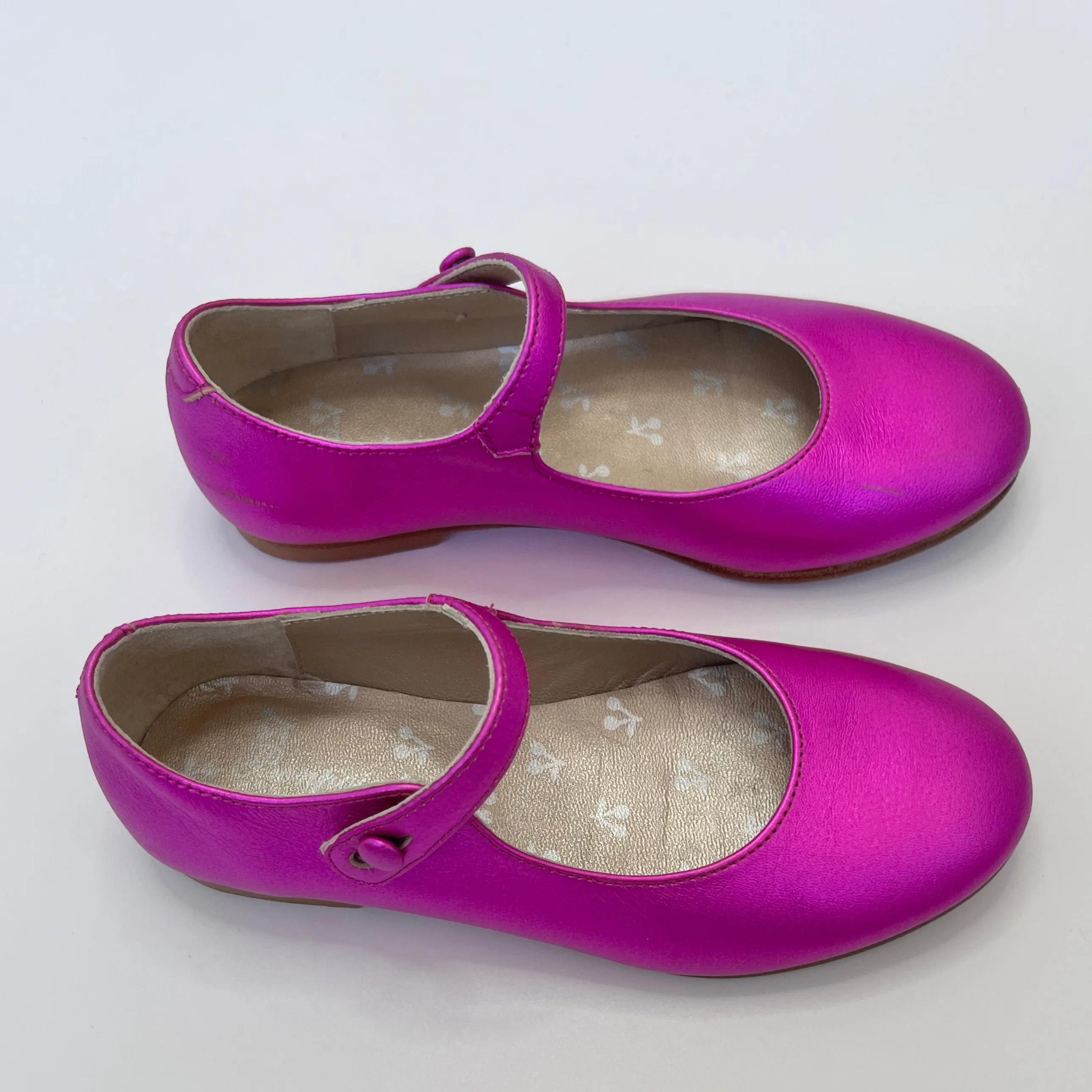 Bonpoint Hot Pink Mary-Jane Shoes: Size 30