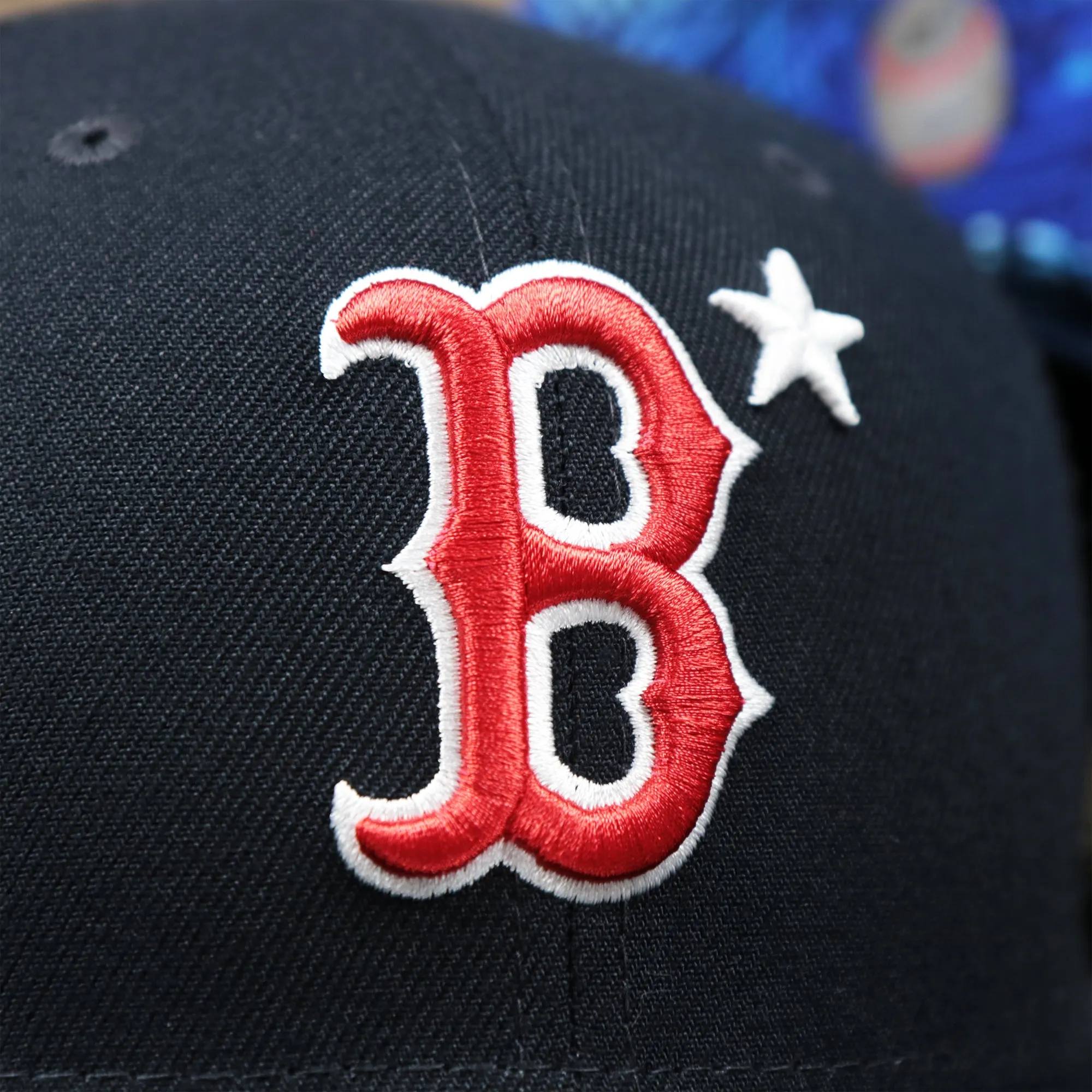 Boston Red Sox Metallic All Star Game MLB 2022 Side Patch 9Fifty Mesh Snapback | ASG 2022 Navy Trucker Hat