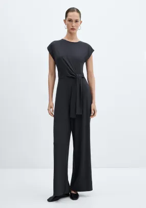 Bow long jumpsuit