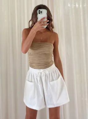 Brunie Shorts White