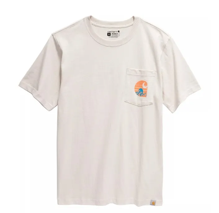 Carhartt  |Crew Neck Plain Short Sleeves Logo Crew Neck T-Shirts