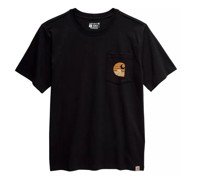 Carhartt  |Crew Neck Plain Short Sleeves Logo Crew Neck T-Shirts