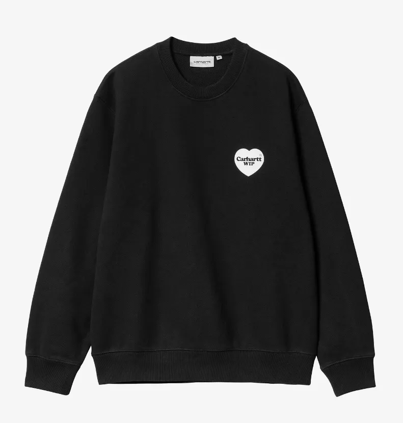 Carhartt  |Heart Unisex Street Style Logo Sweatshirts