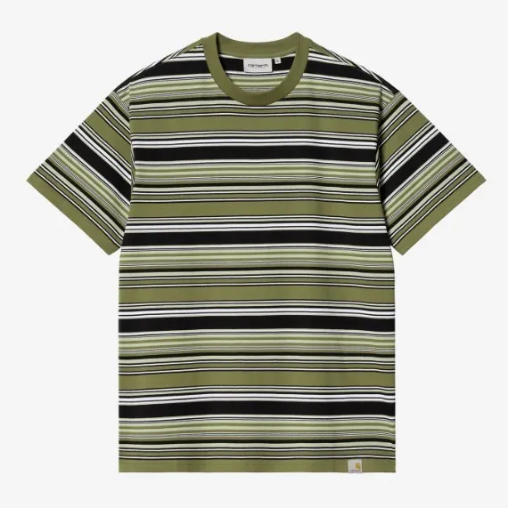 Carhartt  |Stripes Unisex Street Style Cotton Logo T-Shirts