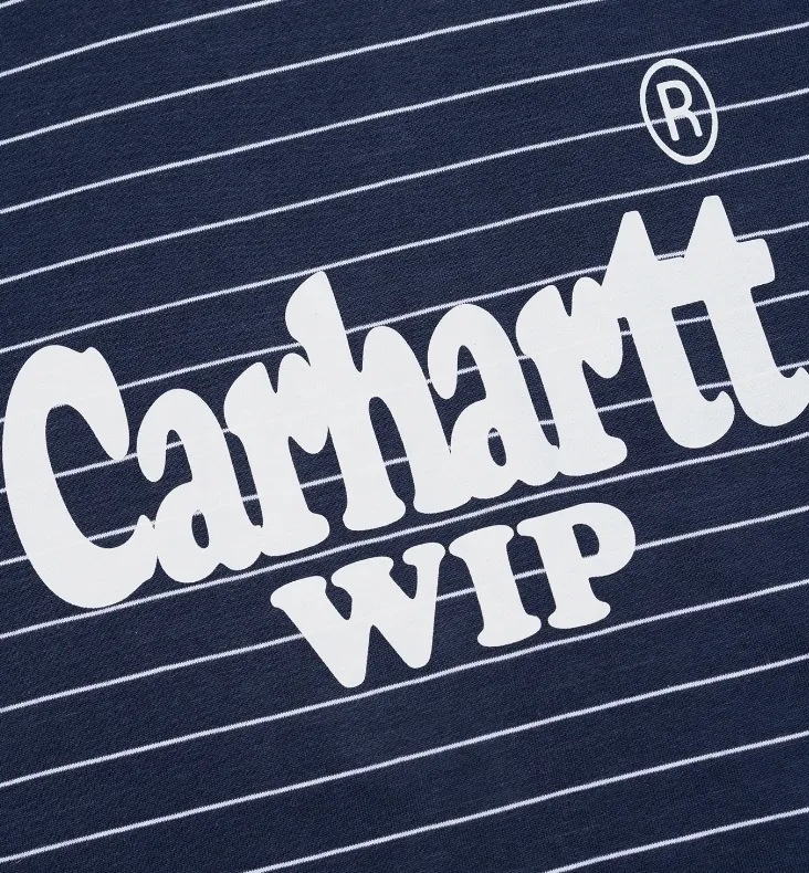 Carhartt  |Stripes Unisex Street Style Logo T-Shirts