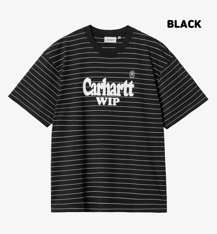 Carhartt  |Stripes Unisex Street Style Logo T-Shirts