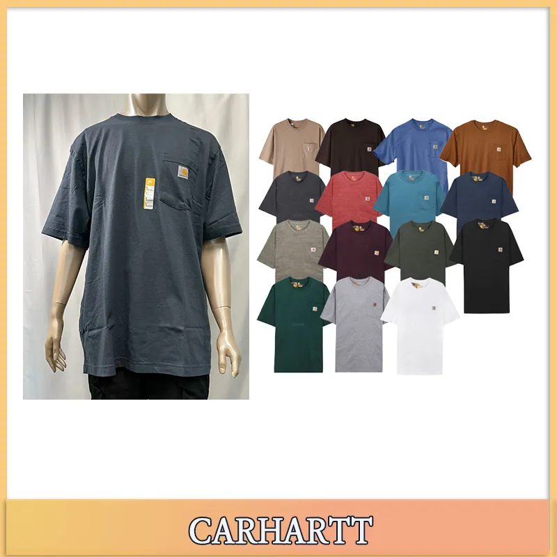 Carhartt  |Unisex Street Style Cotton Logo T-Shirts