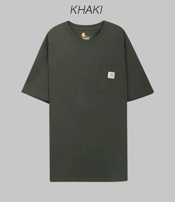 Carhartt  |Unisex Street Style Cotton Logo T-Shirts