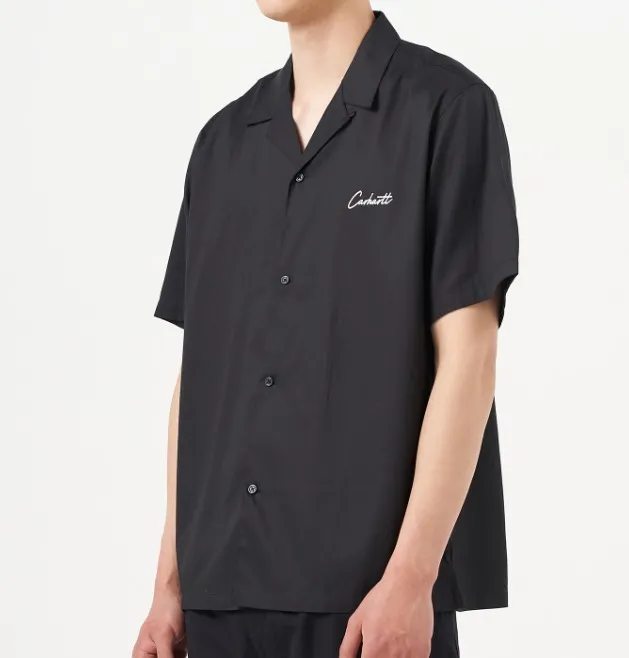 Carhartt  |Unisex Street Style Plain Cotton Short Sleeves Logo Shirts