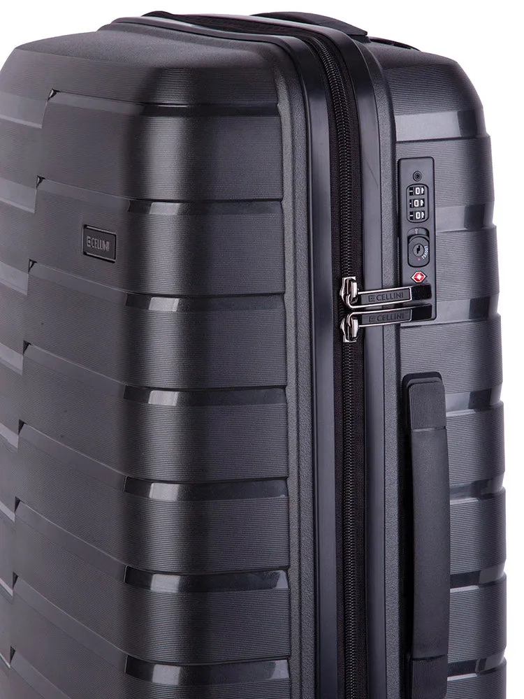 Cellini Microlite Trolley Case Black