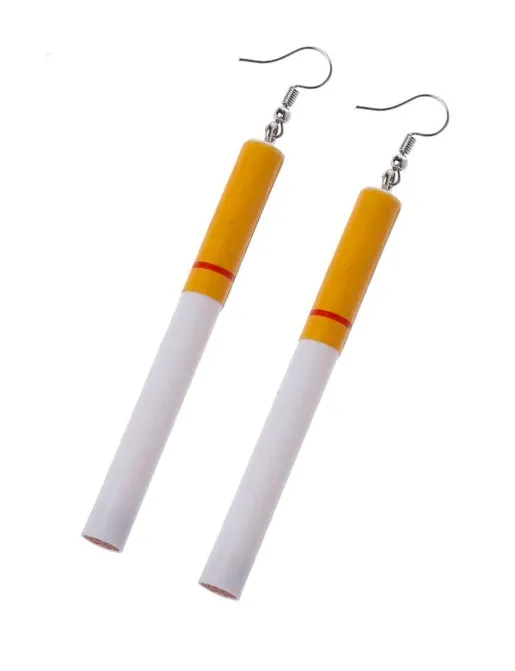 CIGARETTE EARRINGS - LONG