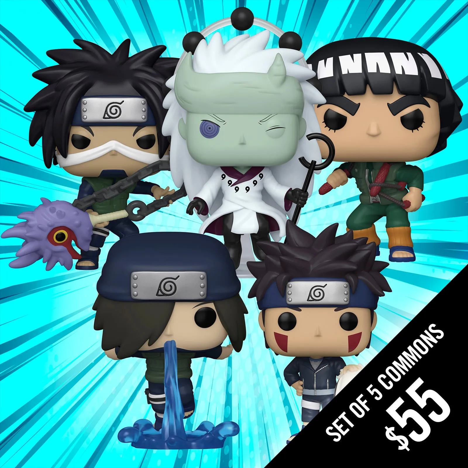 Funko Pop! Naruto Shippuden S9 (Set of 5 Commons)