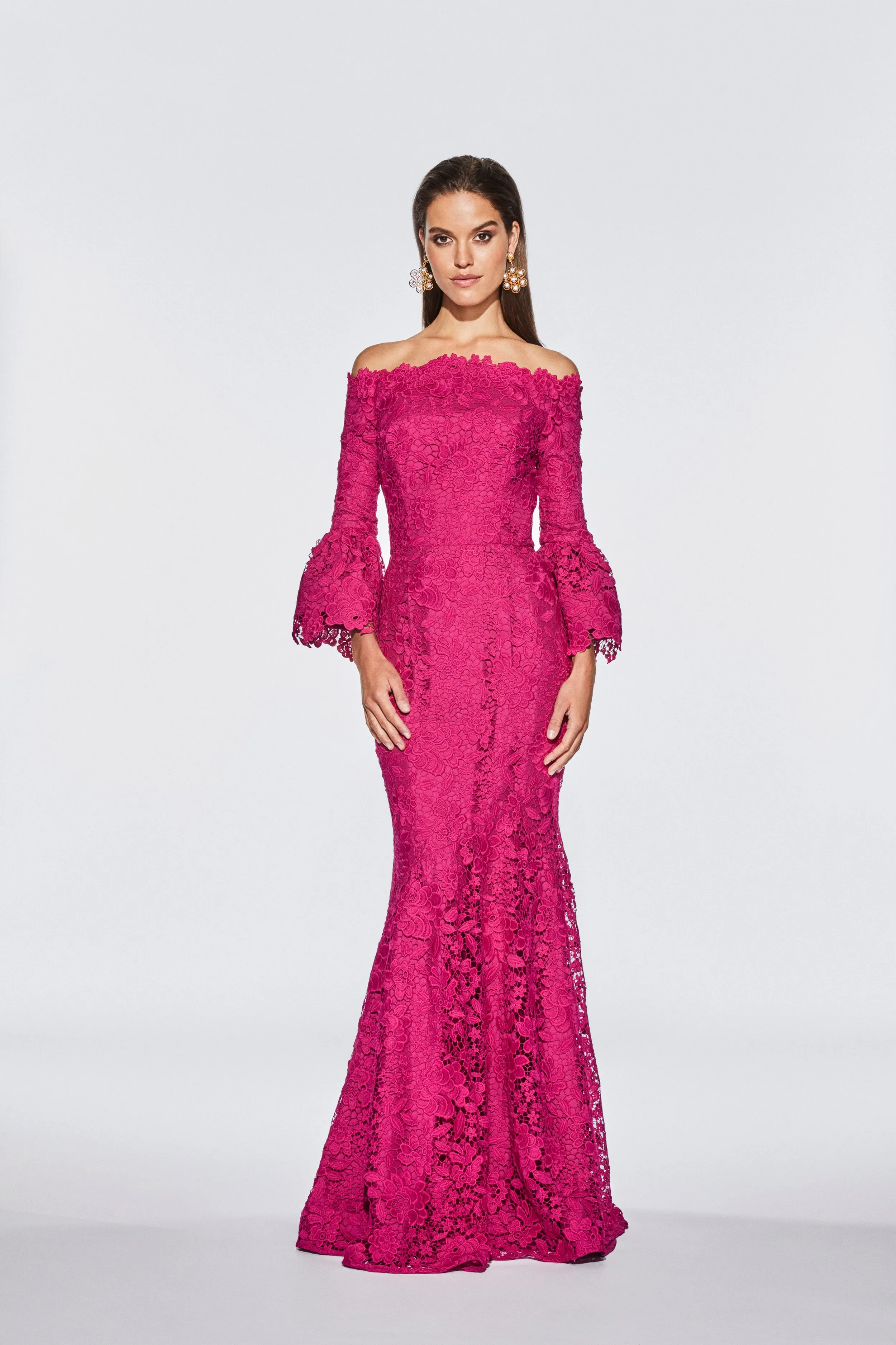 FUSCHIA LONG GOWN