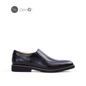 Garland Slip On At Men's Shoes - Black Leather