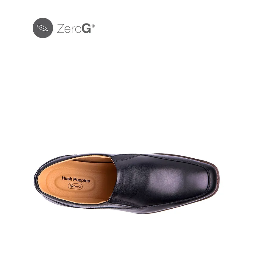 Garland Slip On At Men's Shoes - Black Leather