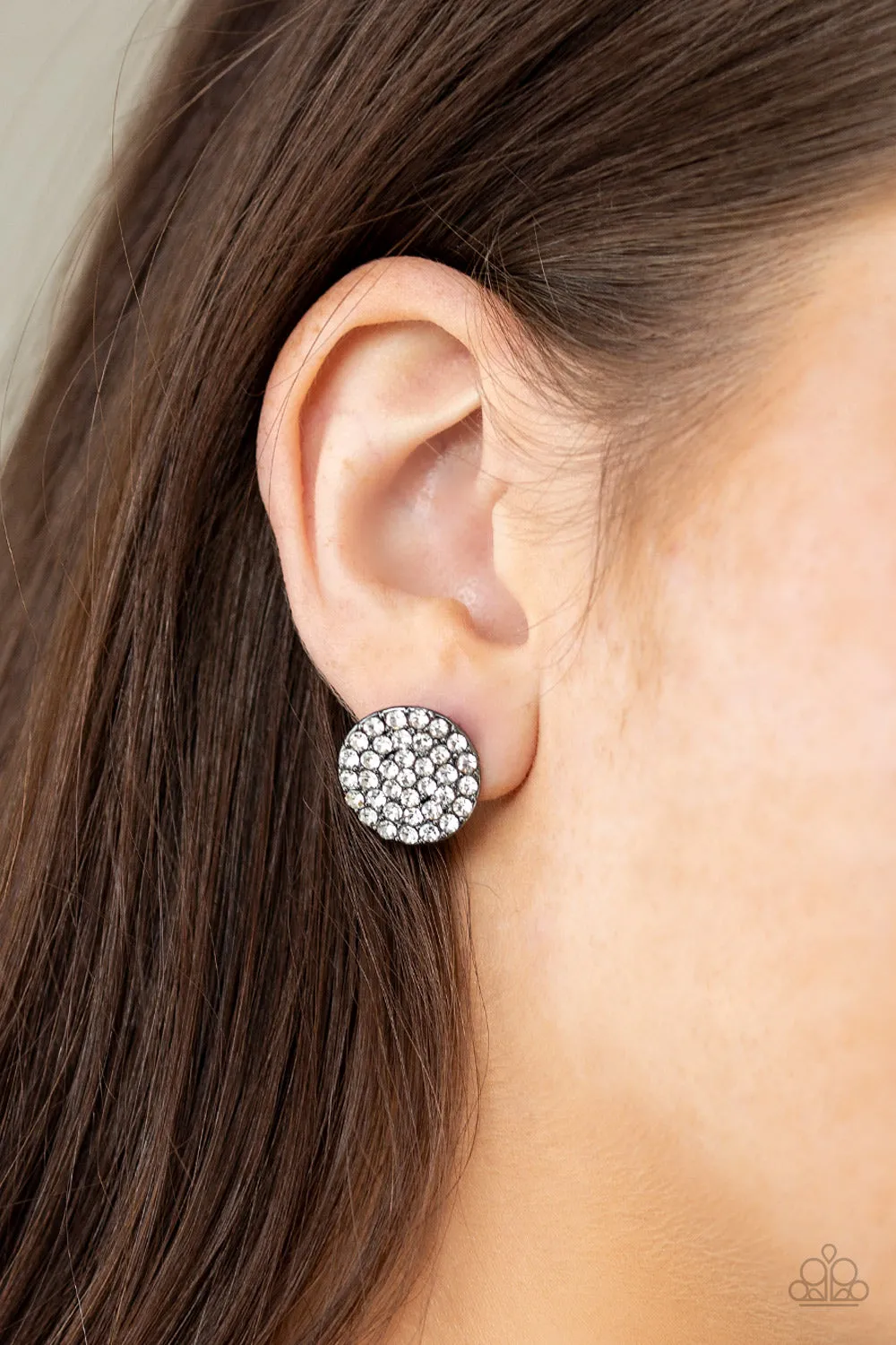 Greatest Of All Time - Black Post Earring