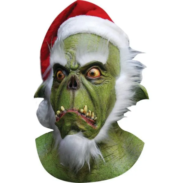 Green Santa Mask