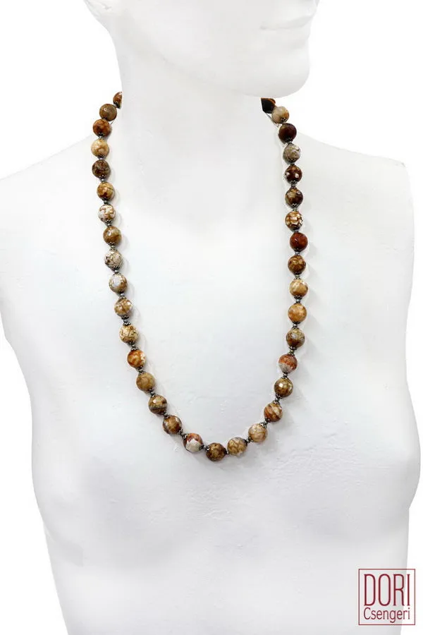 Hailey Trendy boho Agate Necklace