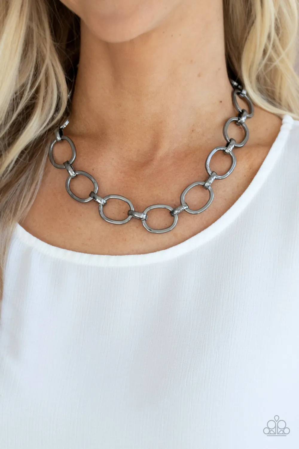 HAUTE-ly Contested - Black Necklace