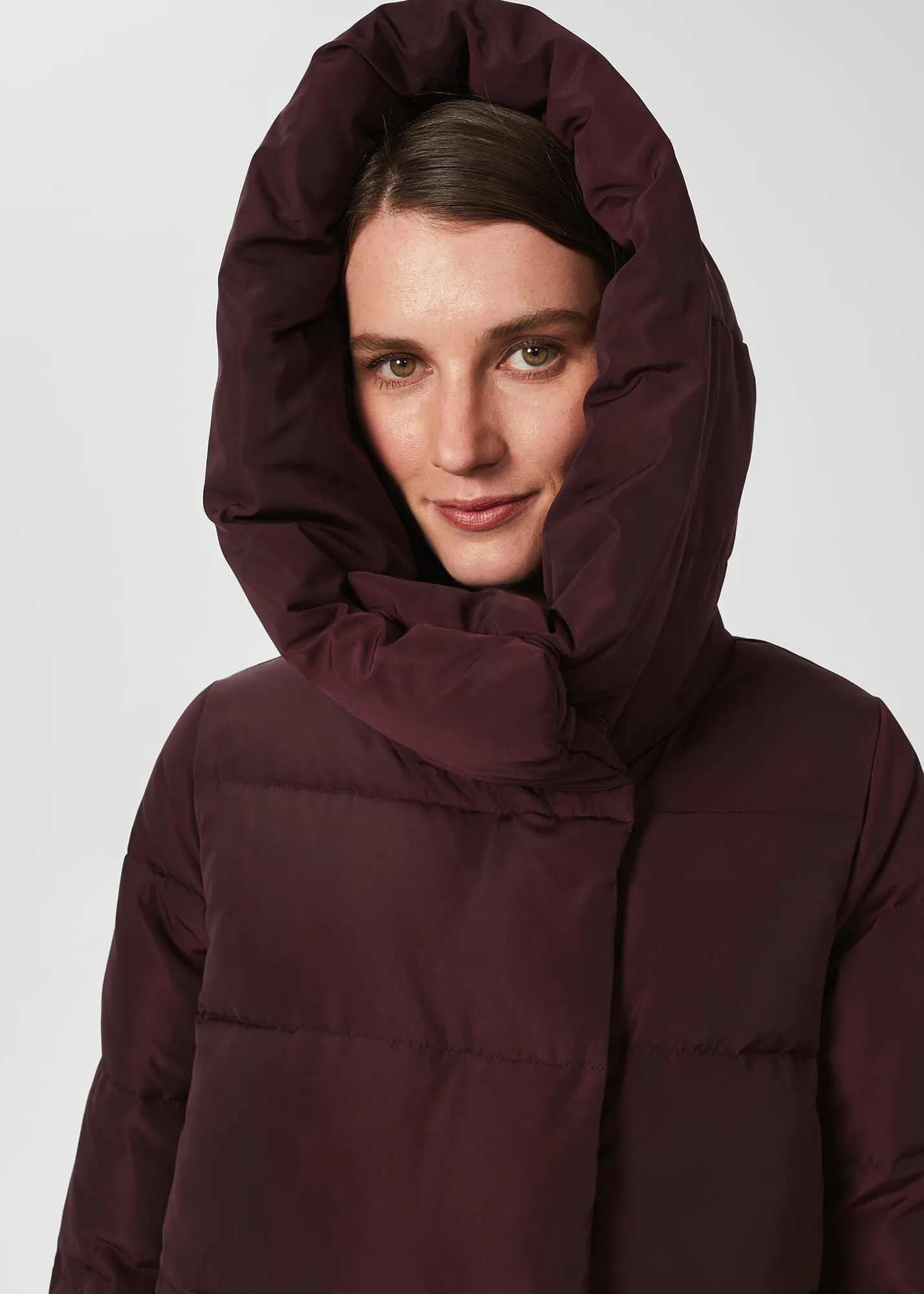 Heather Water Resistant Puffer Jacket 