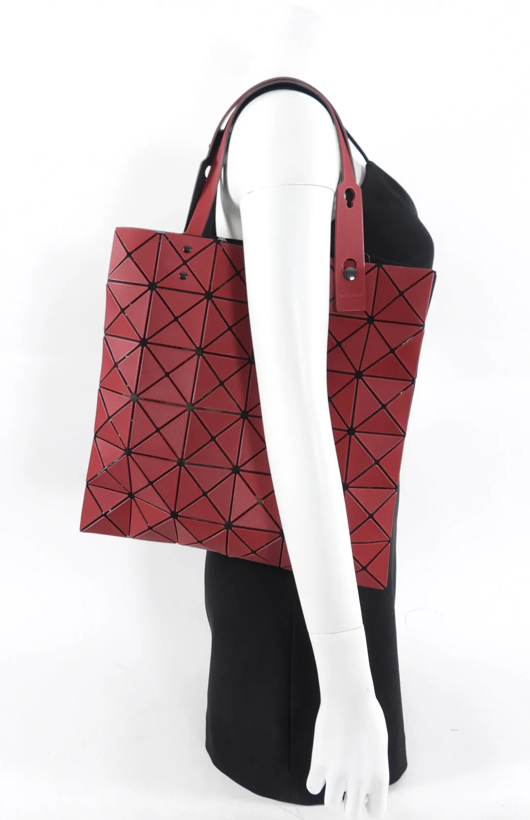 Issey Miyake Bao Bao Dark Red Tote Bag