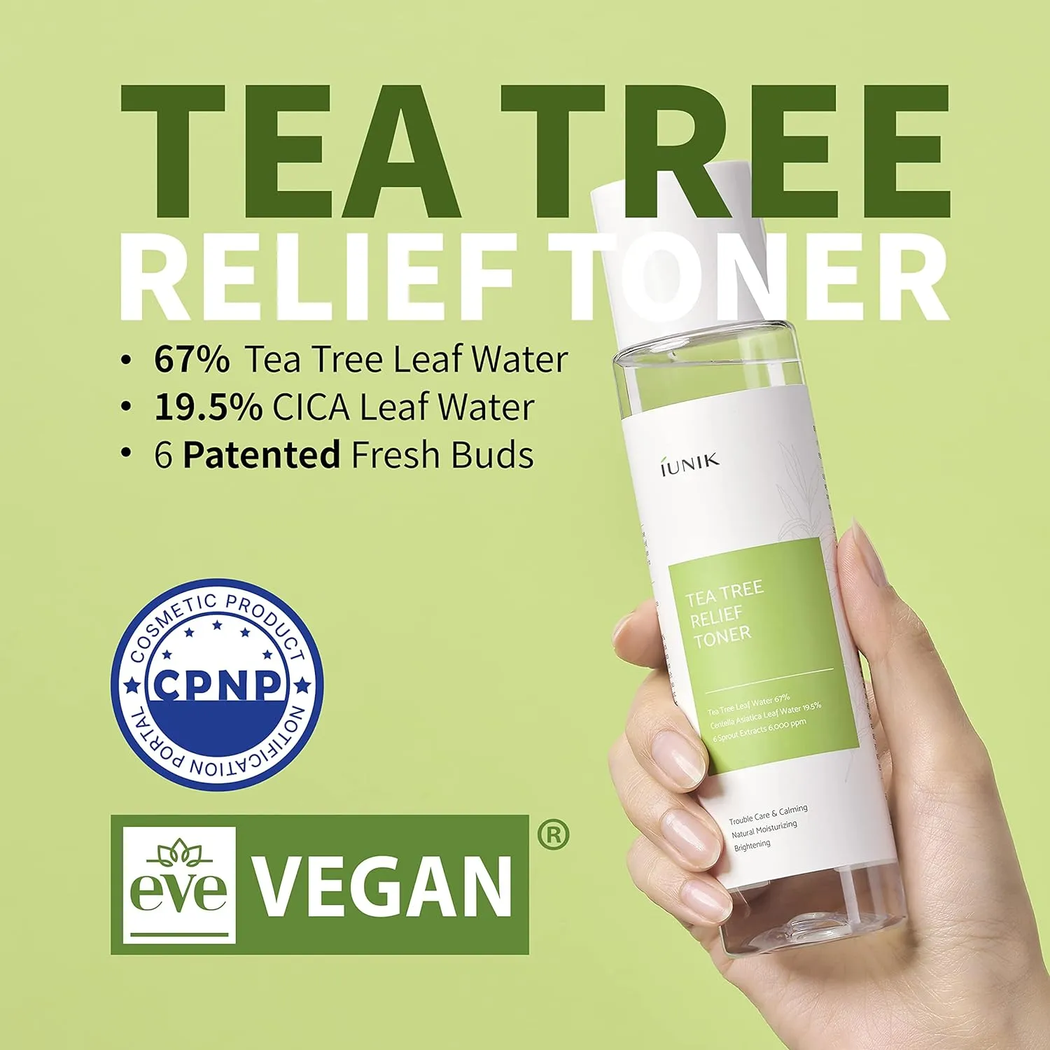 Iunik Tea Tree Relief Toner - 200ML