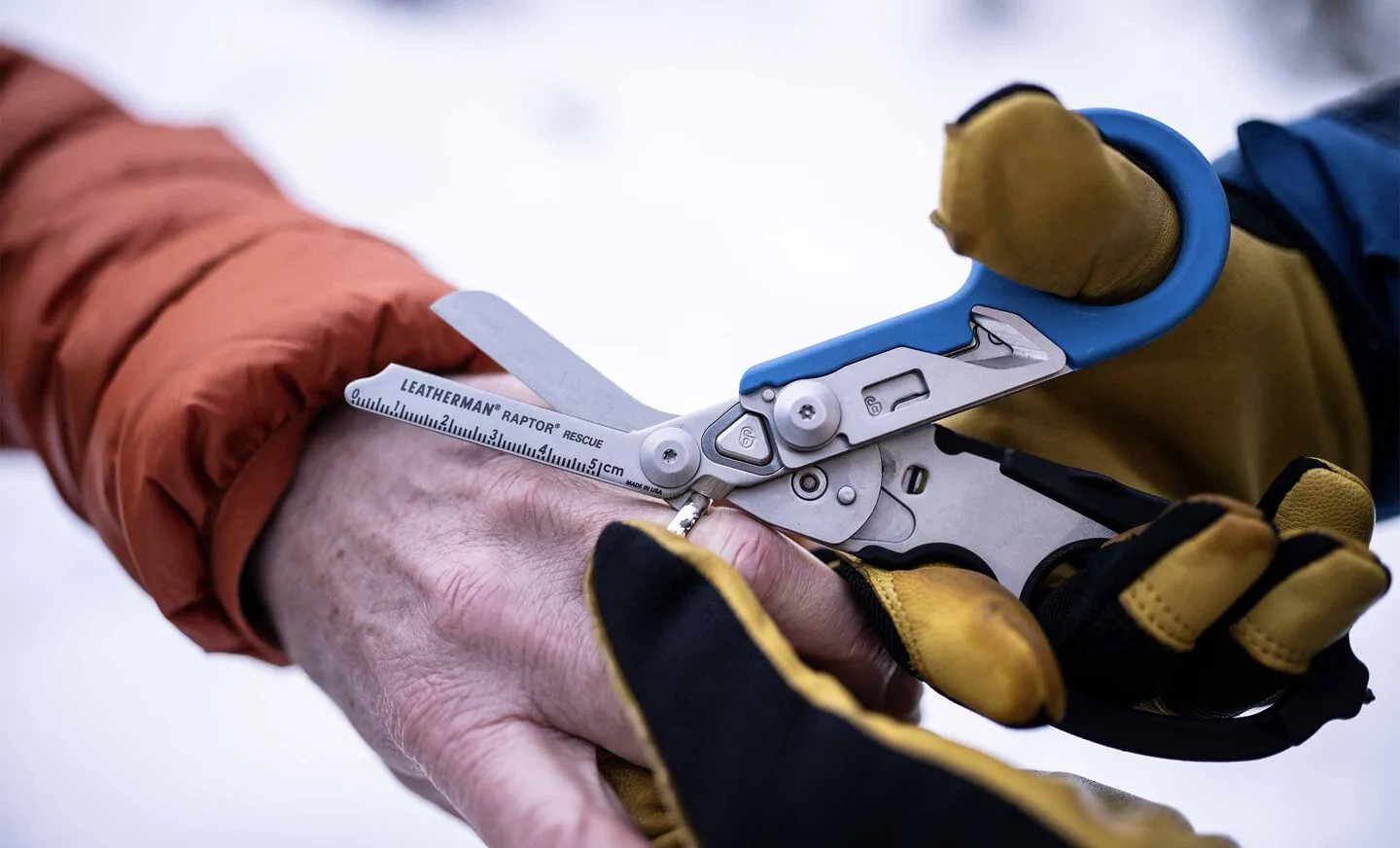 LEATHERMAN RAPTOR RESCUE SHEARS - BLUE / YELLOW HANDLES