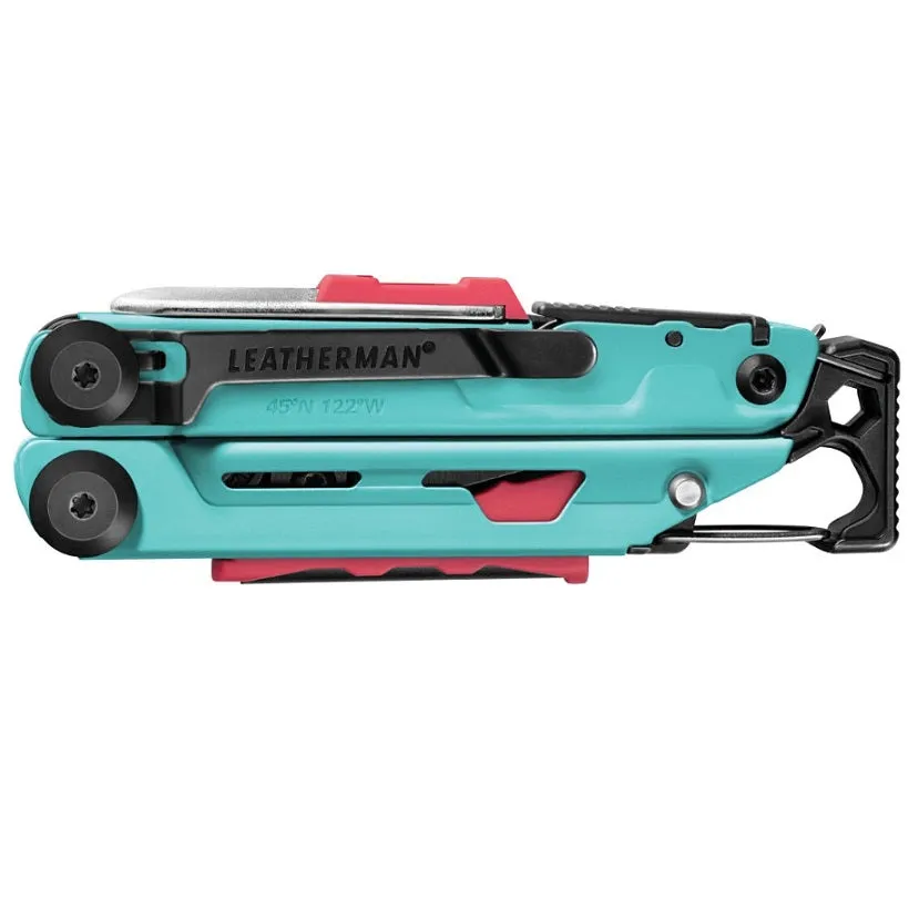 LEATHERMAN SIGNAL WITH STANDARD SHEATH - AQUA