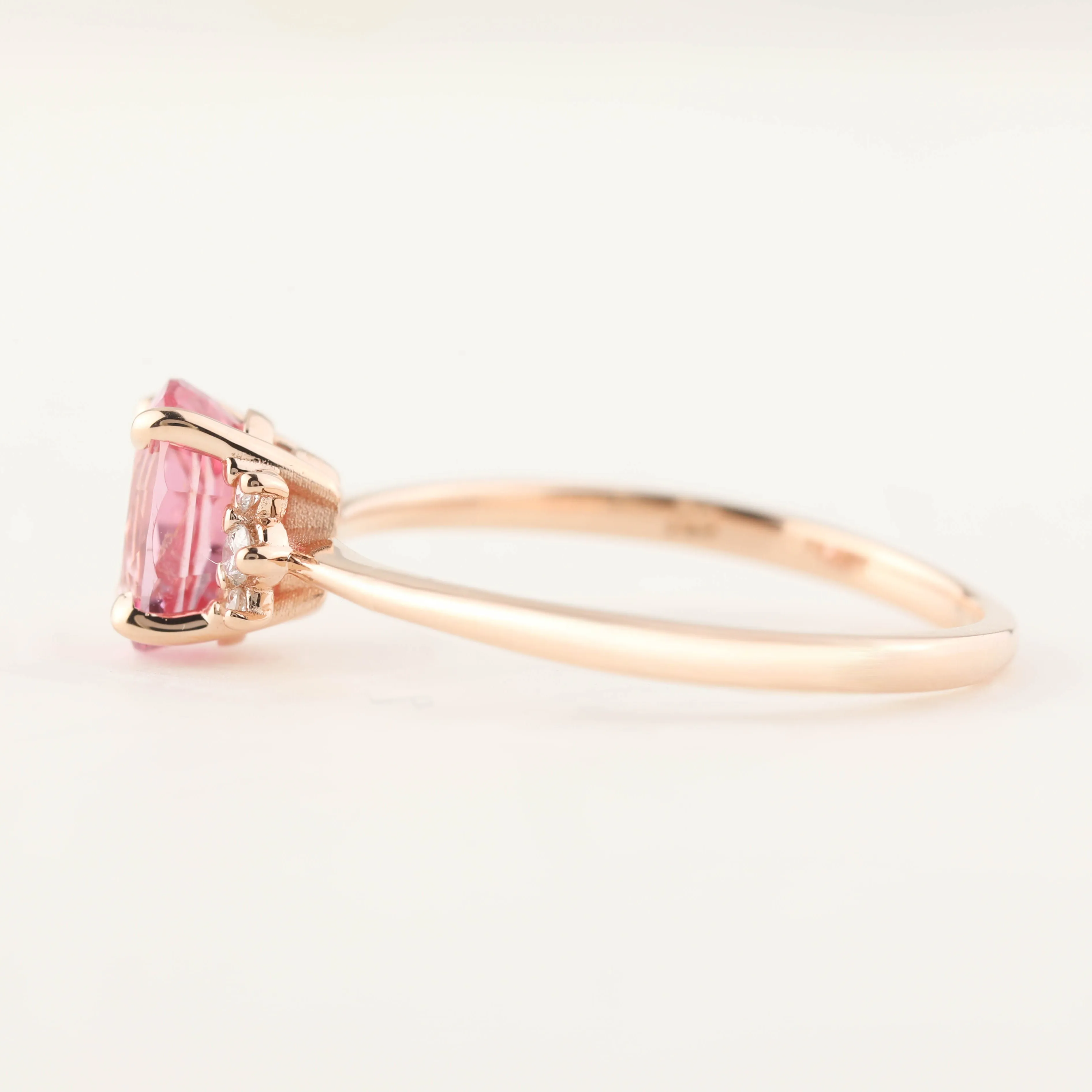 Lena Ring - 1.36ct Pink Spinel, 14k Rose Gold (One of a kind)