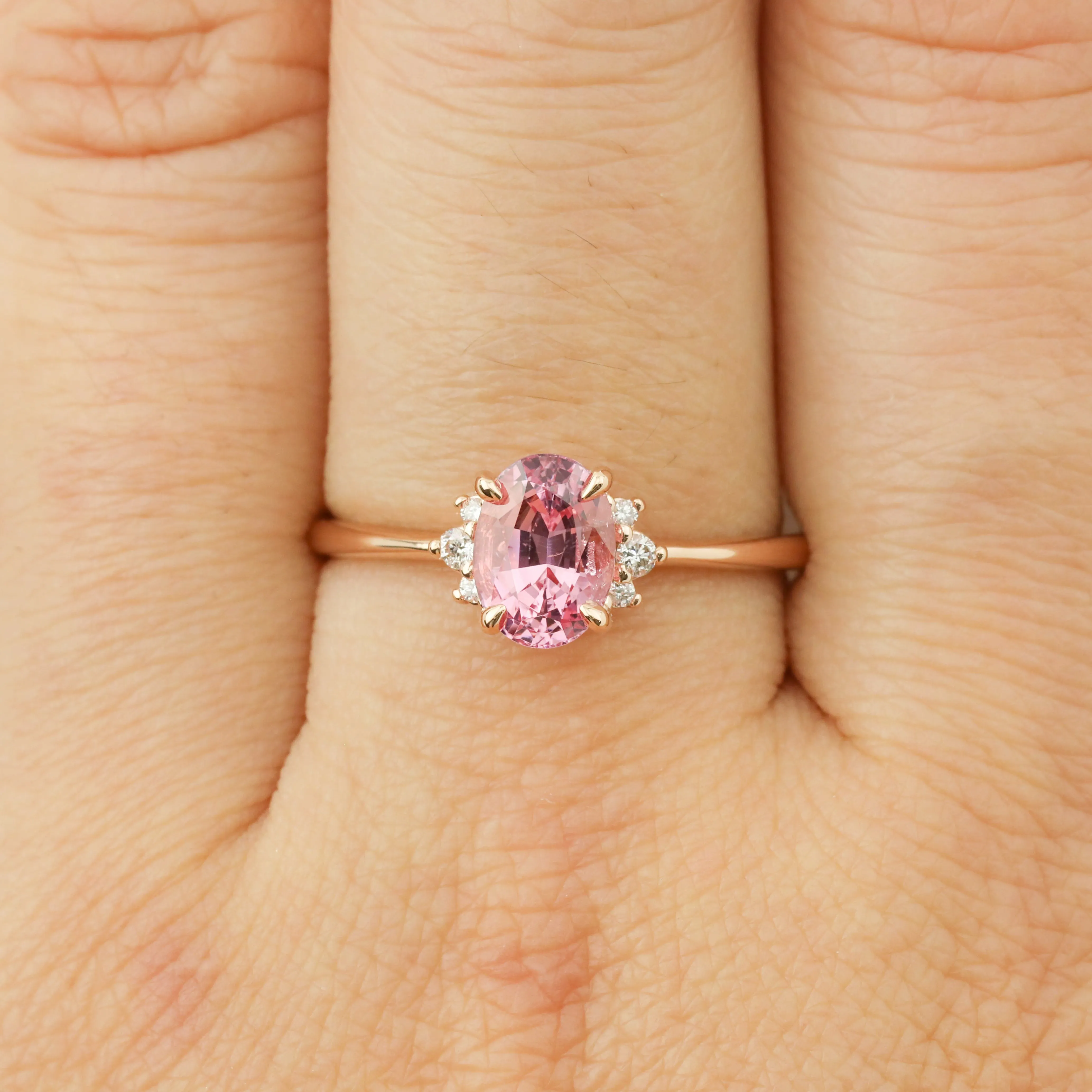 Lena Ring - 1.36ct Pink Spinel, 14k Rose Gold (One of a kind)