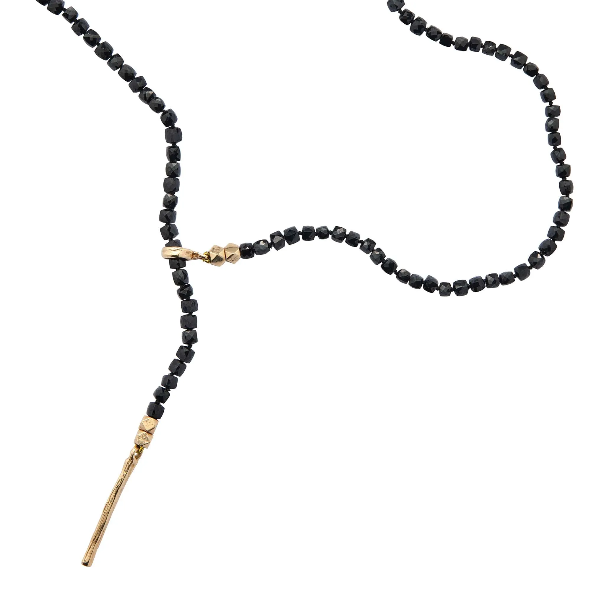 LITHE LARIAT, BLACK SPINEL CUBE