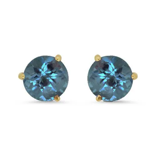 London Blue Topaz 5mm Studs