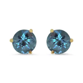 London Blue Topaz 5mm Studs