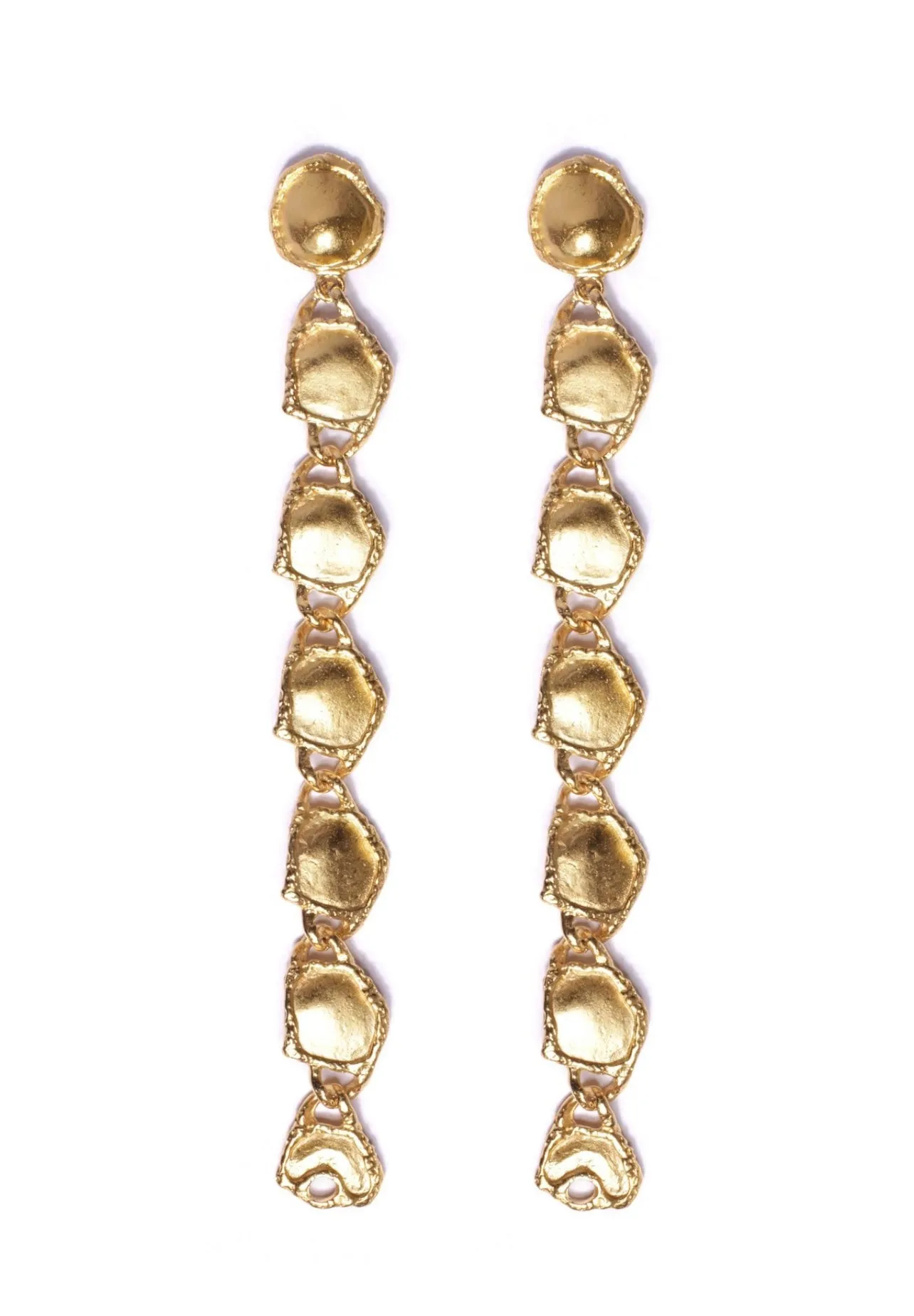 Long drop earrings