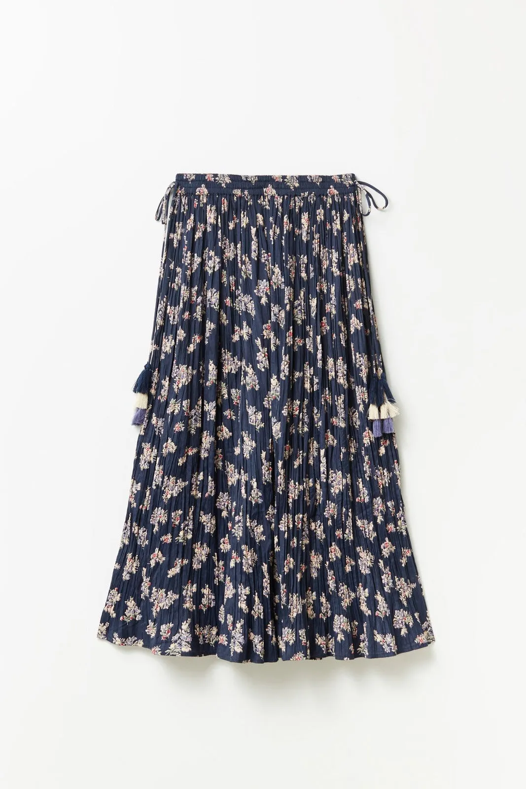 Long printed skirt